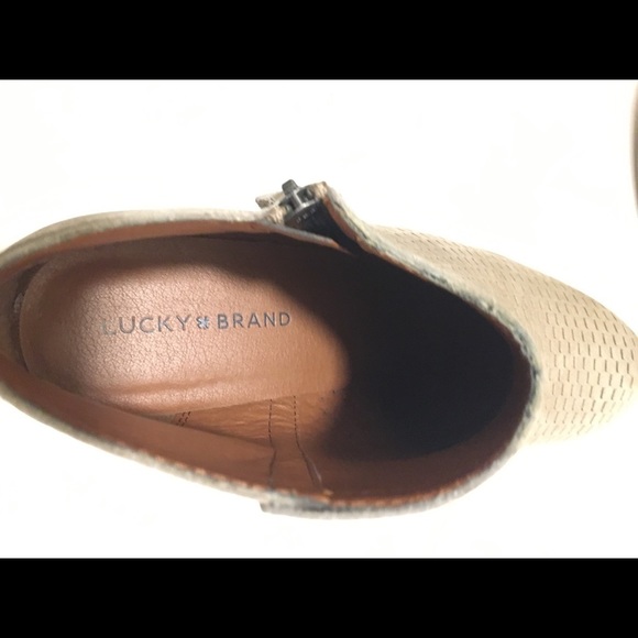 Lucky Brand LP Brielley Ankle Leather Bootie 9,5M - Picture 5 of 16